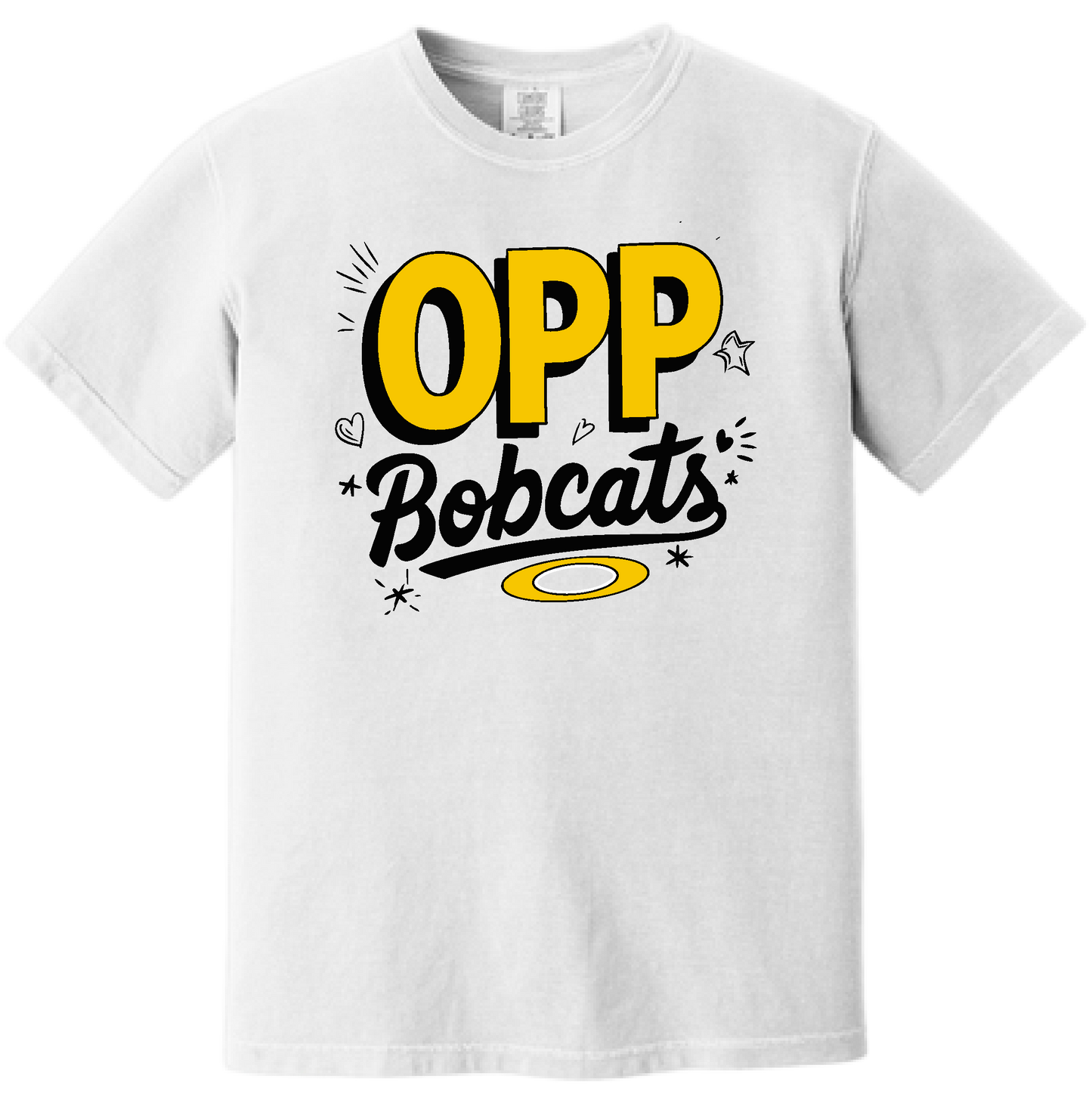Opp Bobcats Doodle Game Day T-Shirt Gallery 334