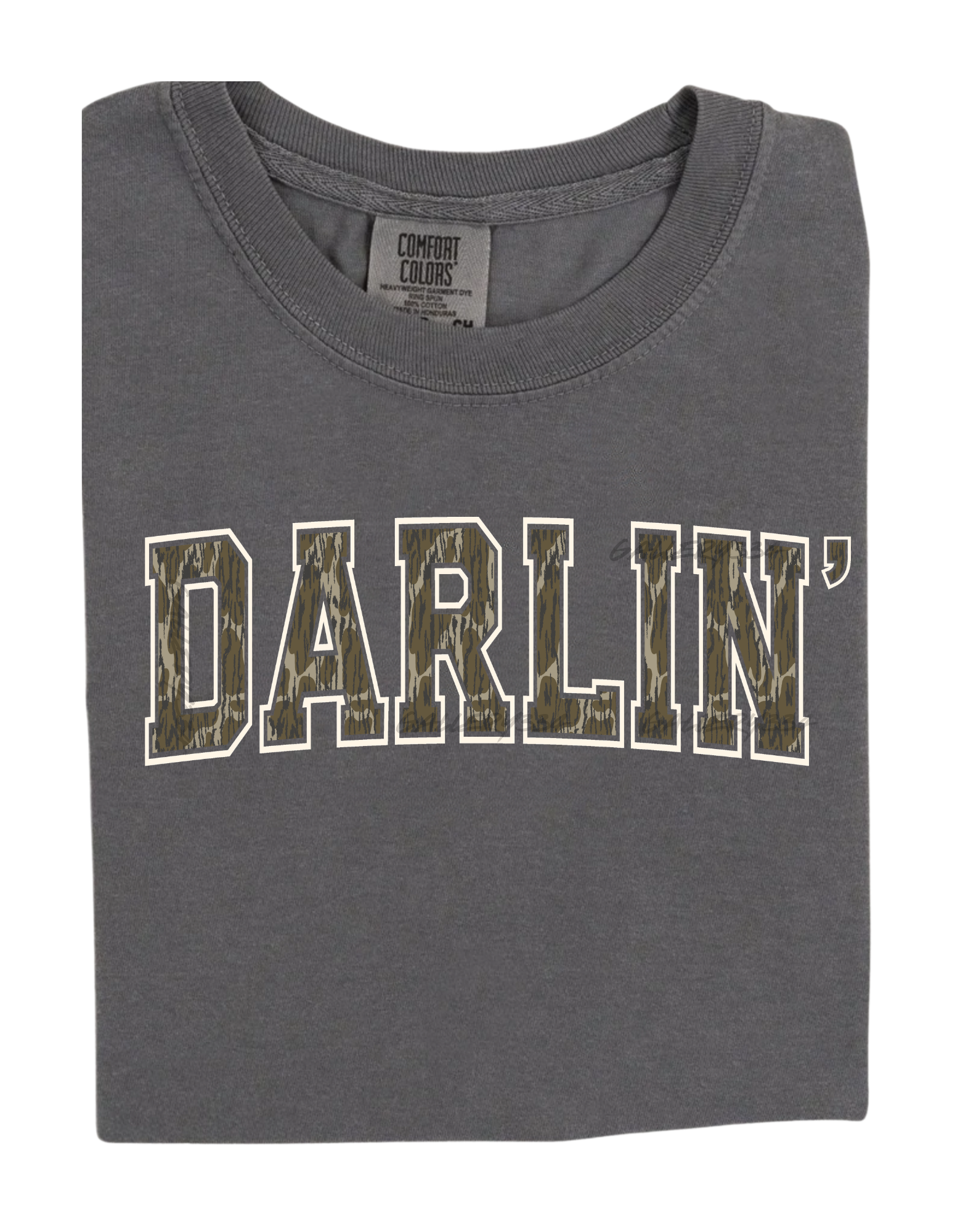 Darlin' Bottomland Camo Shirt- Comfort Colors T-Shirt Comfort Colors