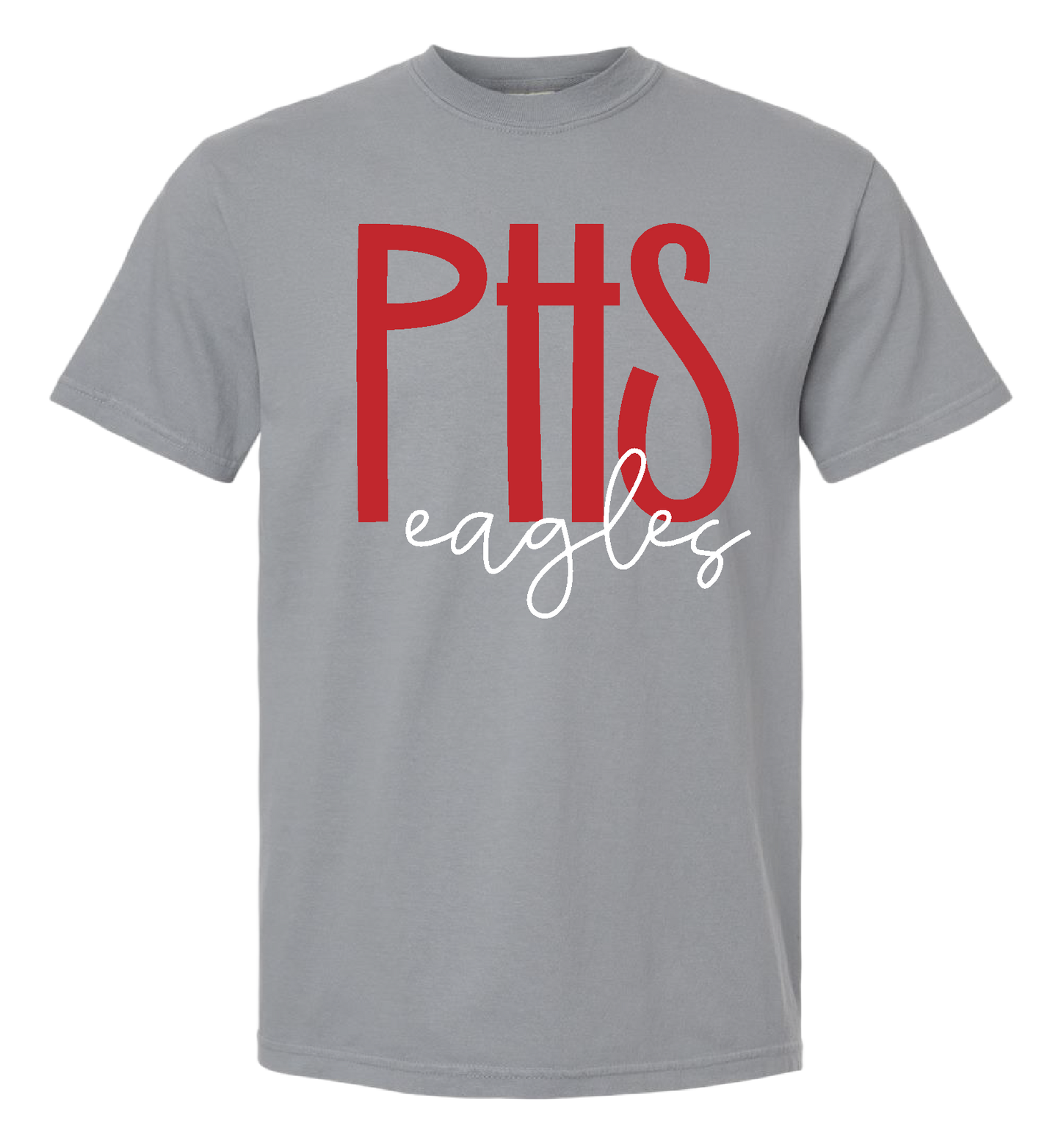 PHS Eagles Comfort Colors tee - Gray