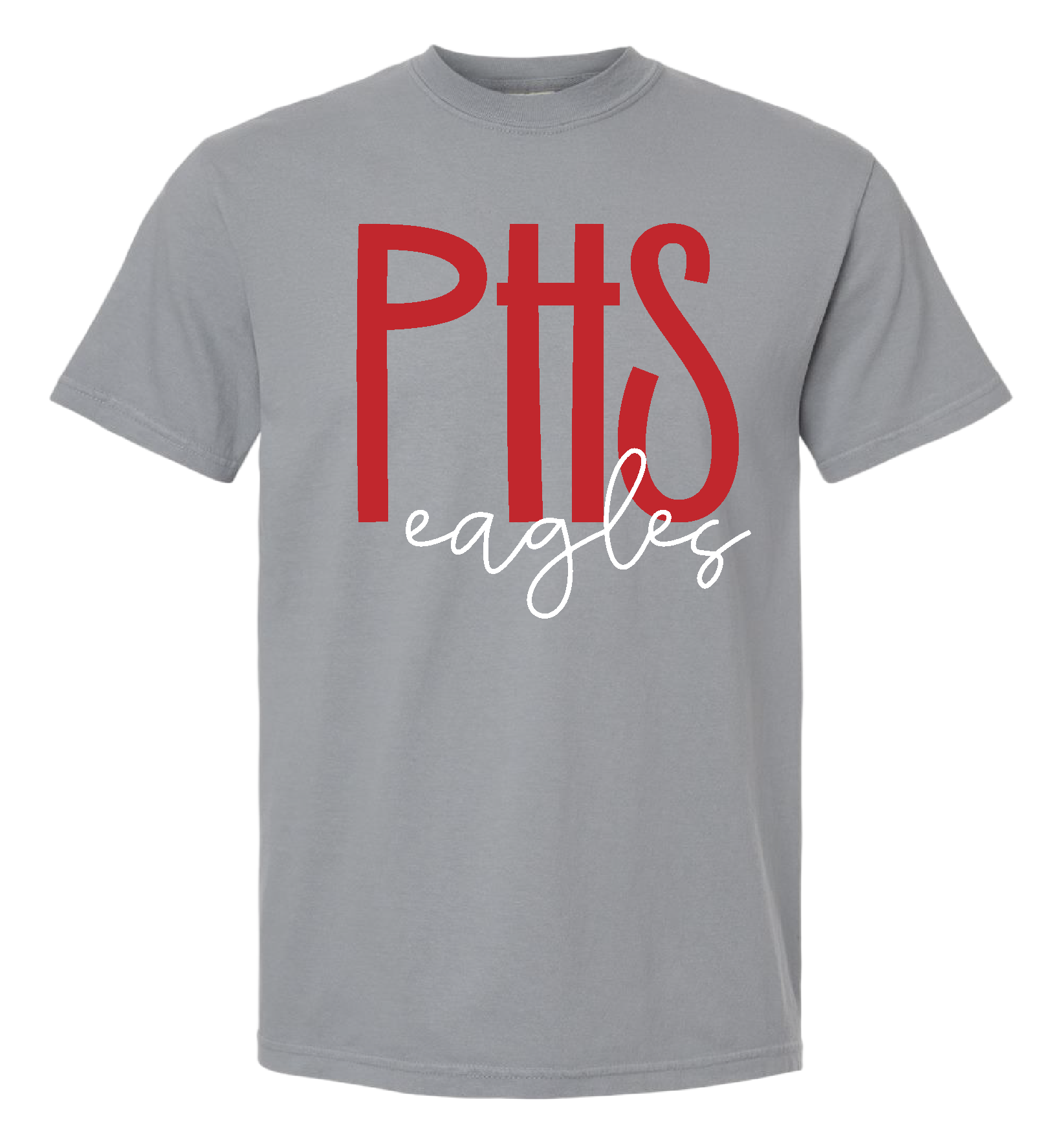 PHS Eagles Comfort Colors tee - Gray