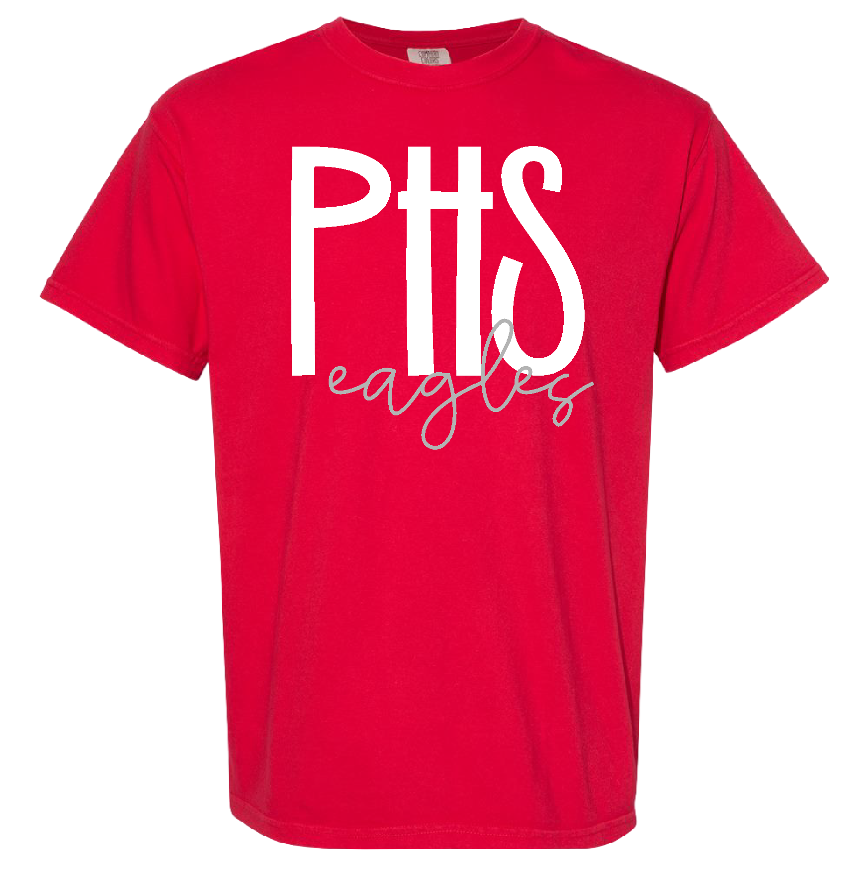 PHS Eagles Comfort Colors tee - Red