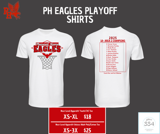Eagles 2025 Basketballl Playoff Shirts BOYS