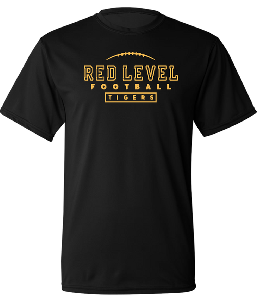 Red Level Tigers Football Performance Tee Gallery 334