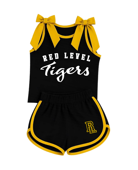 Red Level Tigers Custom Spirit Set – Tank Top & Shorts (Pre-Order Deposit) Gallery 334