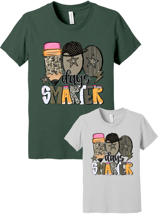 100 Days Smarter Youth & Toddler T-Shirt Gallery 334