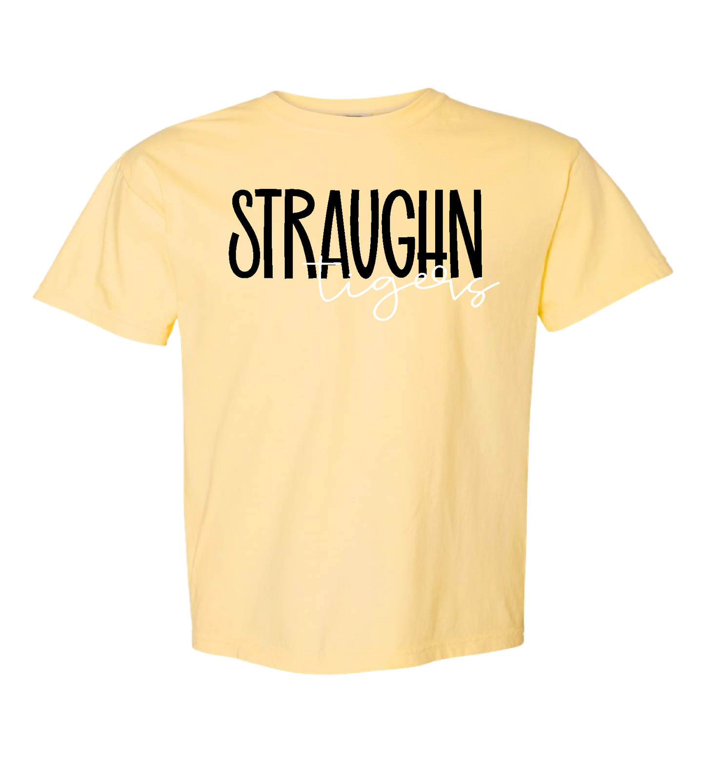 Straughn Tigers Comfort Colors tee - Butter