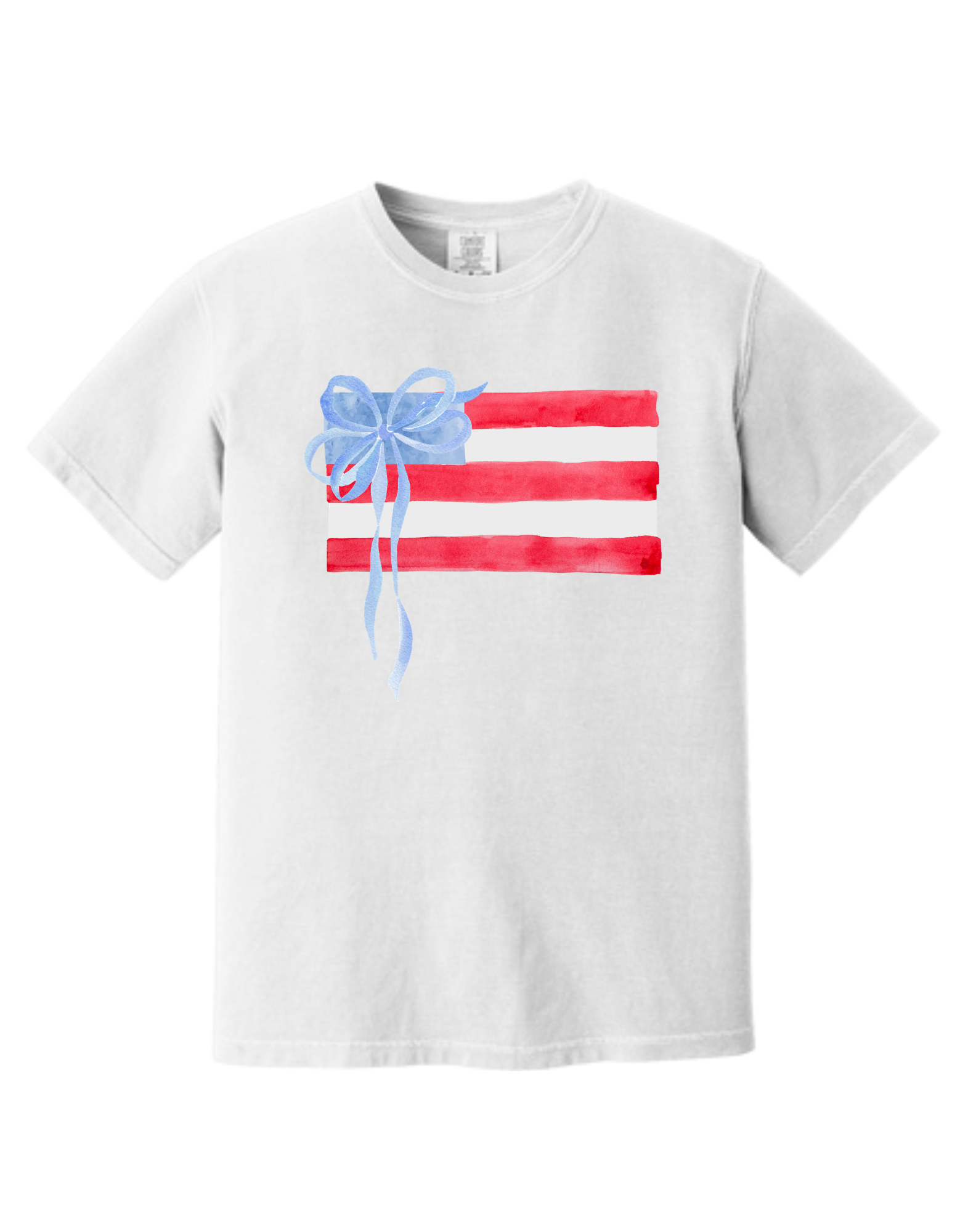 Women's Patriotic Flag Comfort Colors T-Shirt Gallery 334