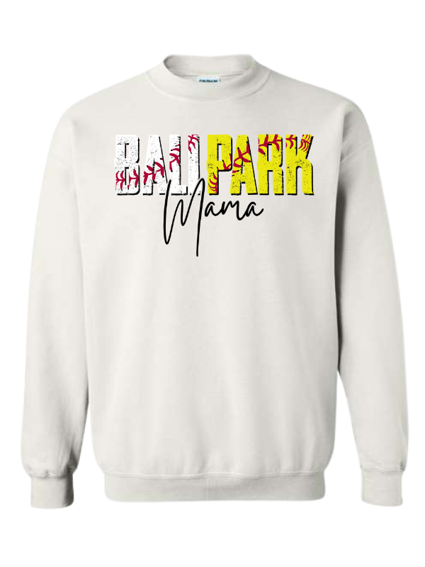 Ballpark Baseball/Softball Mama Sweatshirt Gallery 334